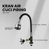 Flusso Kran PB7 KAWT FLEX BC/SN