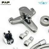 Veloce Kran Bathtub 890 Stainless + Shower