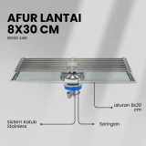 Flusso Afur 8*30 Stainless SS