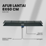 Flusso Afur 8*60 Stainless Black