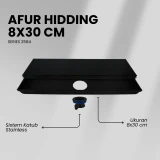 Flusso Afur Hidding 8*30 Stainless Black
