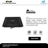 Flusso Afur Bambu Stainless Black 2,5mm