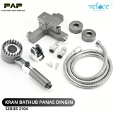 Veloce Kran Bathtub 1096 Stainless + Shower