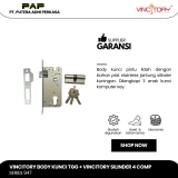 Vincitory Body Kunci Tanggung + Vincitory Silinder 4 COMP