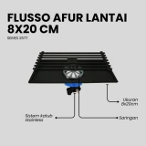 Flusso Afur 8*20 Stainless Black