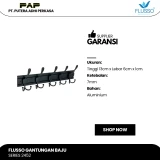 Flusso Fls Gantungan Baju Double Panjang