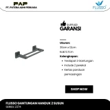 Flusso Fls Gantungan Handuk 2 Susun