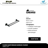 Flusso Fls Gantungan Handuk 2 Susun