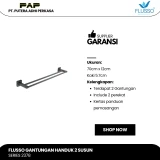 Flusso Fls Gantungan Handuk 2 Susun