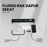 Flusso Fls Rak Dapur Sekat + Cantolan