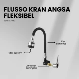 Flusso Kran PE8 KA Flex M BC/SN