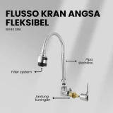 Flusso Kran PE8 KA FLEX M KROM