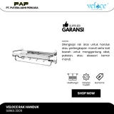 Veloce Rak Handuk Cantolan + 5 Kait 60cm