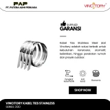 Vincitory Kabel Ties Stainless