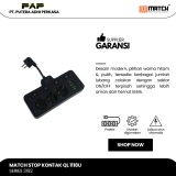 Match Stop Kontak Lubang USB-Powerstrip QL