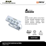 Match Stop Kontak USB-Lubang-Powerstrip QL