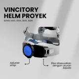 Vincitory Helm Proyek New ABS 388