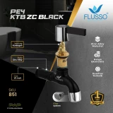 Flusso Kran PE4 KTB ZC BLACK
