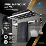 Flusso Rak Handuk Lipat XC003-Y39 6BR-2SSN 60CM
