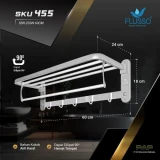 Flusso Rak Handuk Lipat XC004-Y39 5BR-2SSN 60CM