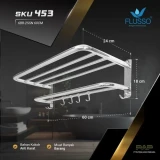 Flusso Rak Handuk XC002-Y30 6BR-2SSN 60CM