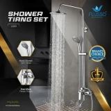 Flusso Shower Tiang Set