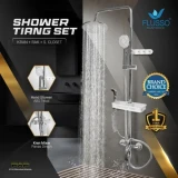 Flusso Shower Tiang Set