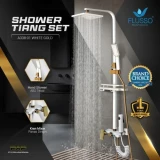 Flusso Shower Tiang Set