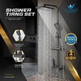 Flusso Shower Tiang Set