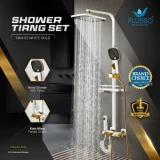 Flusso Shower Tiang Set