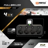 Match Stop Kontak 4 Lubang-Power Strip