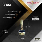 Vincitory Baut Drilling Rofing Atap