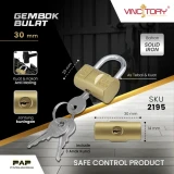 Vincitory Gembok Bulat Kuning (Viro)