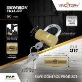 Vincitory Gembok Bulat Kuning (Viro)