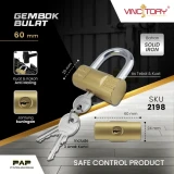 Vincitory Gembok Bulat Kuning (Viro)