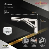 Vincitory Siku Rak Lipat Stainless