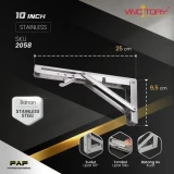 Vincitory Siku Rak Lipat Stainless
