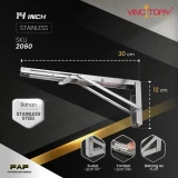 Vincitory Siku Rak Lipat Stainless