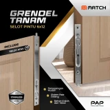 Match Grendel Tanam Stainless