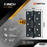 Match Engsel Besi Black