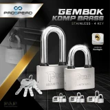 Prospero Gembok Pro Komp Key Brass BS
