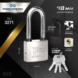 Prospero Gembok Pro Komp Key Brass BS