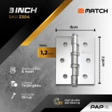Match Engsel Besi x2.5x1.2