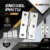 Match Engsel Tipis Besi Chrome