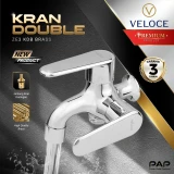 Veloce Kran ZE3 KDB Brass