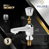 Veloce Kran ZB1 KWT Brass