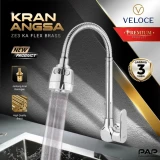 Veloce Kran ZE3 KA Flex Brass