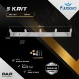 Flusso Gantungan Baju 5 Kait