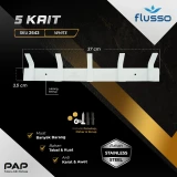 Flusso Gantungan Baju 5 Kait