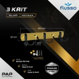 Flusso FLS Gantungan Baju 3 Kait dan 5 Kait